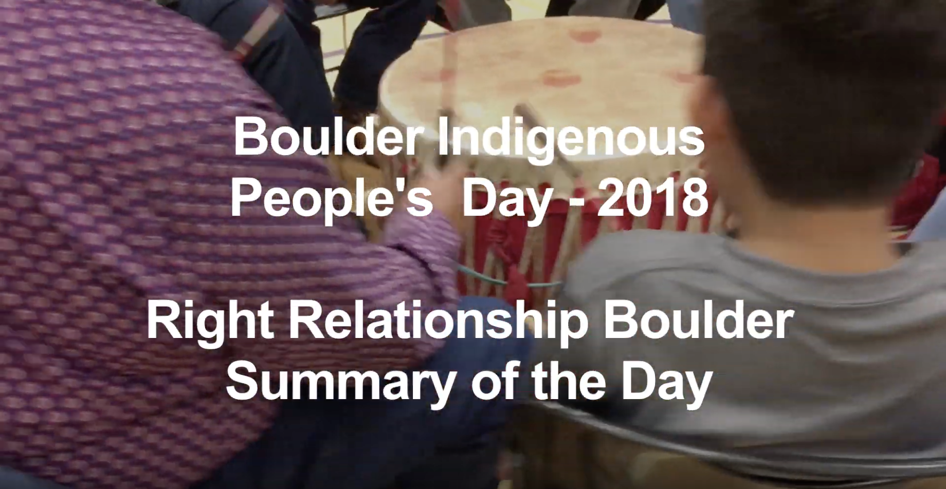 Boulder Indigenous People's Day
