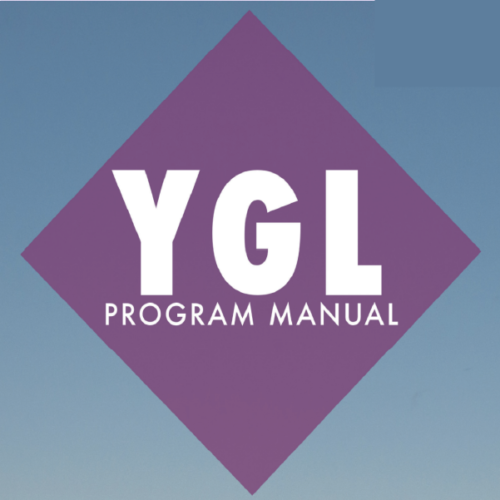 white text on purple diamond that says YGL Program Manual